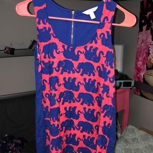 Lilly Pulitzer elephant print tank top